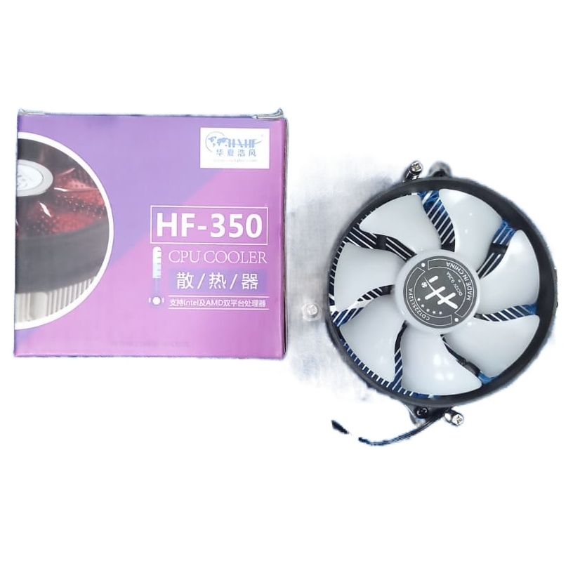 VALUE-TOP HF-350 CPU COOLER WITH 12CM RGB FAN. 