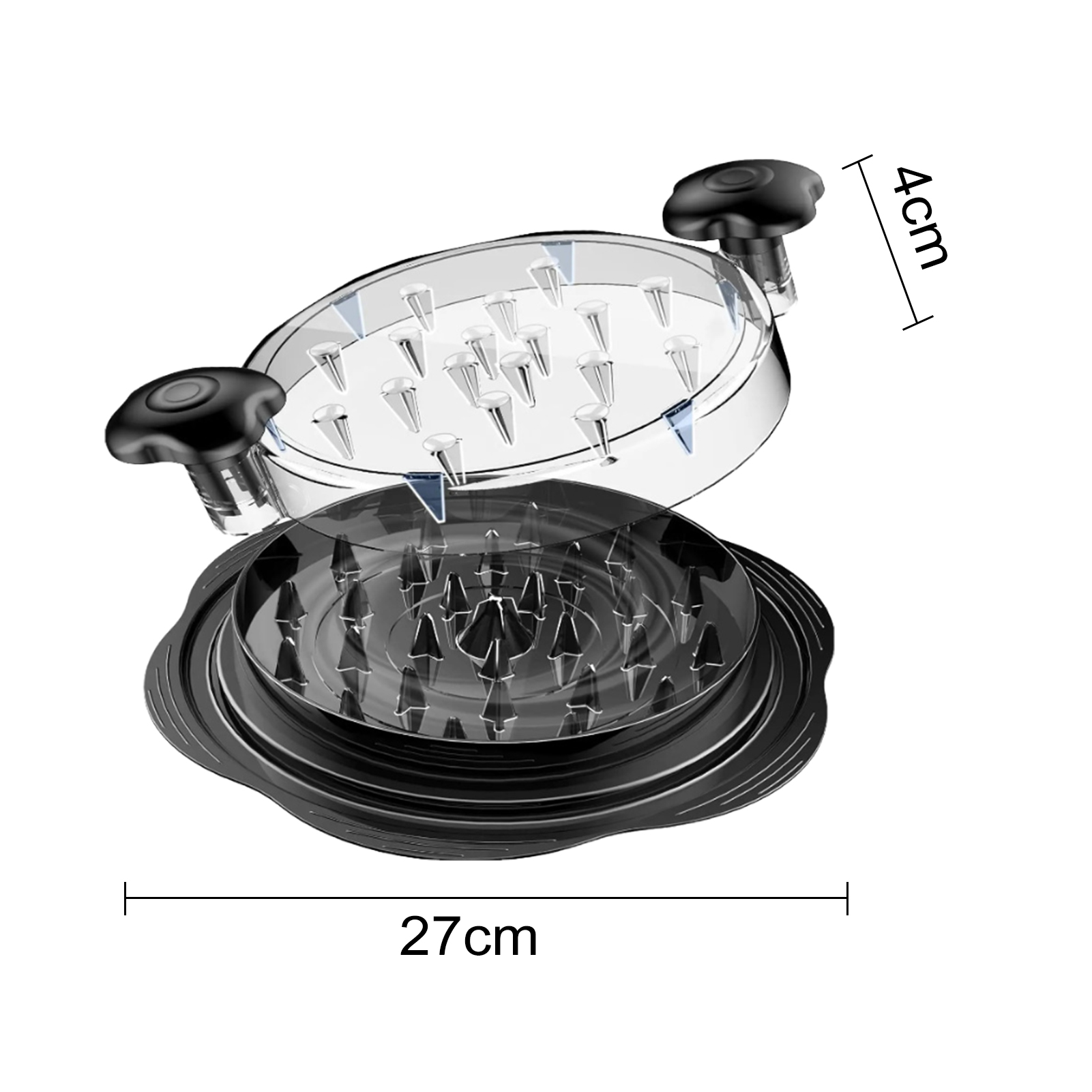 Chicken Nugget Maker Easy-to-use Chicken Shredder Tool for Quick Meal Prep Manual Chopper with -slip Handle Bpa Free Dishwasr Safe Perfect for Cooking. 