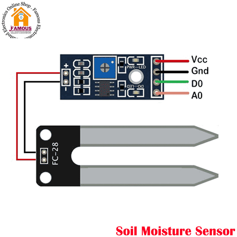 Soil Sensor DC 3.3V 5V LM393 IC Chip Smart Electronics Soil Moisture Detection Humidity Sensor Module For Arduino Development Board DIY Electrical Circuitry & Parts. 