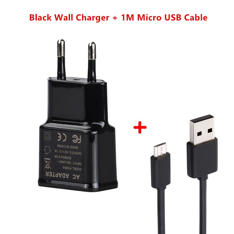 【happy one】Travel Charger For ZTE Blade A4 V8Q A6 Max V9 Vita A530 A330 A520 A3 Force Vantage A521 A6 Lite L7 Micro USB. 