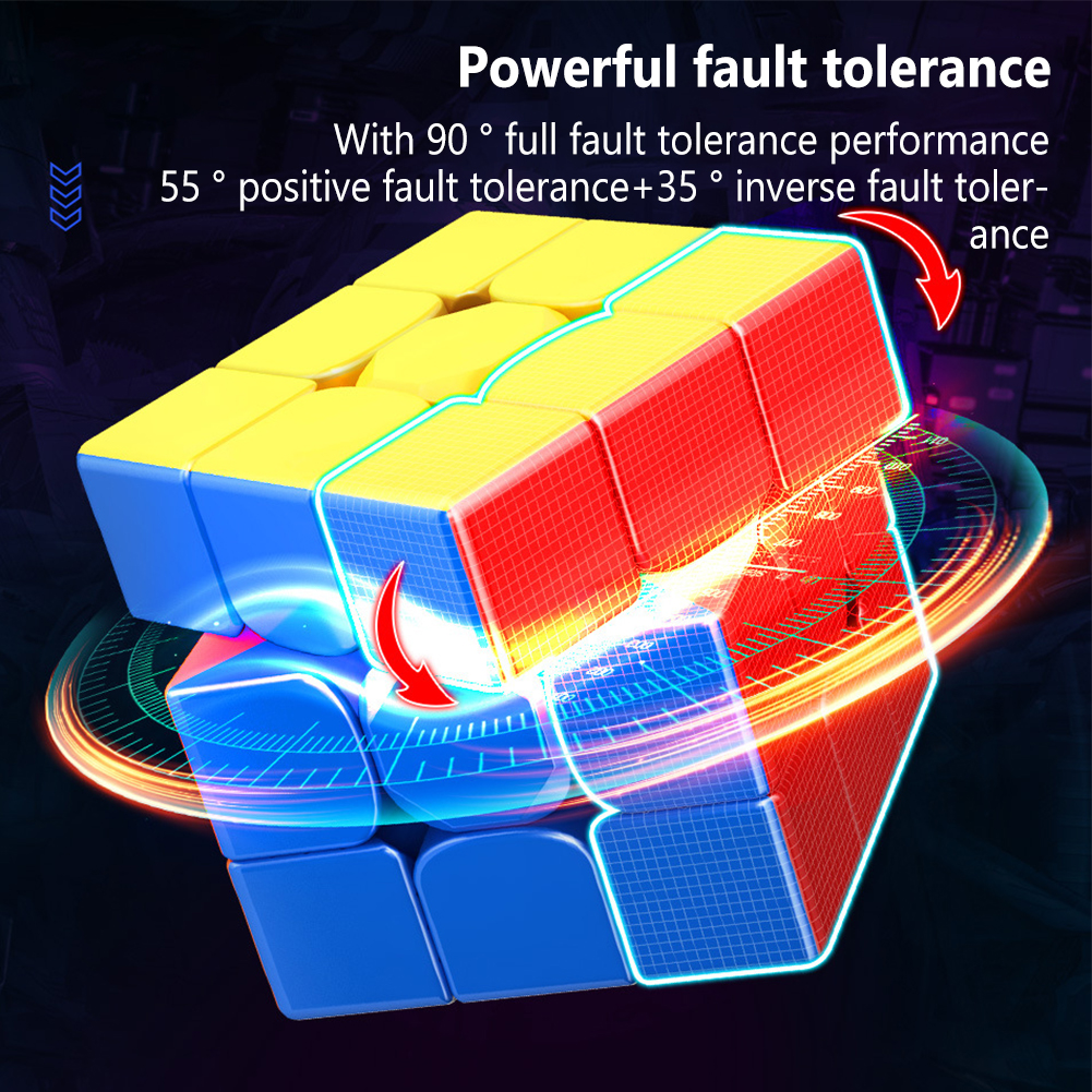 GC Moyu Super Rs3m 3x3 Magnetic Magic Cube Professional Maglev Ball Shaft Positioning Speed Cube Toys For Kids. 