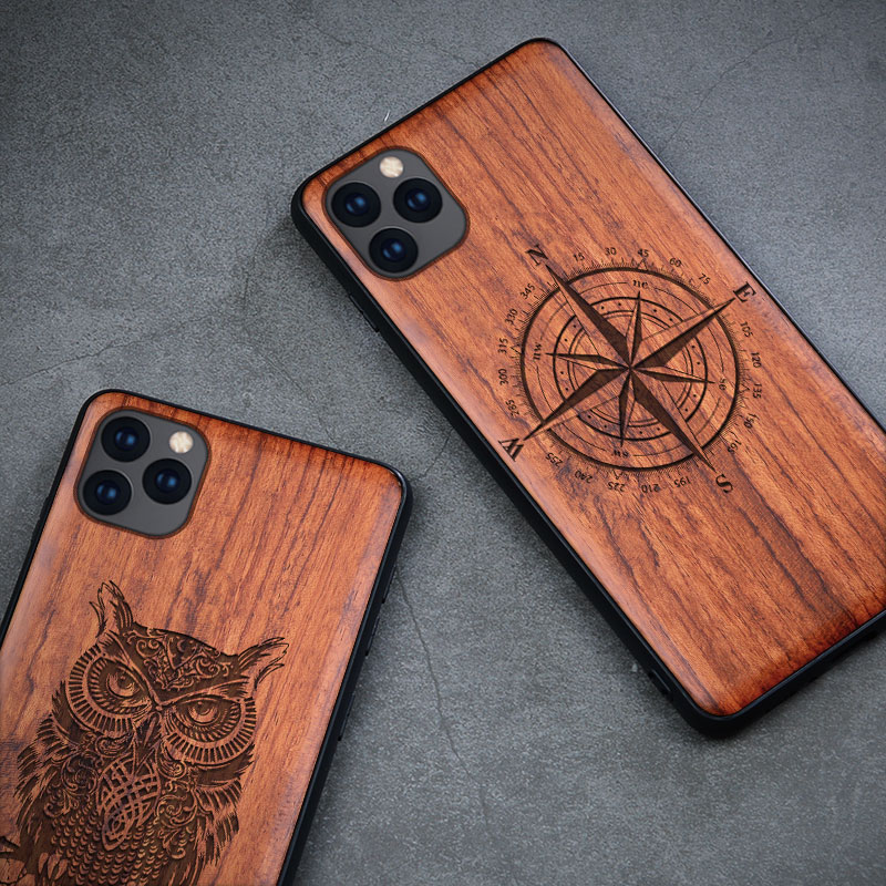 Natural Wood Case For Samsung Galaxy S24 Ultra S23 Note20 Ultra S22 Plus Wood Case For iPhone 15 14 13 12 11 Pro Max. 