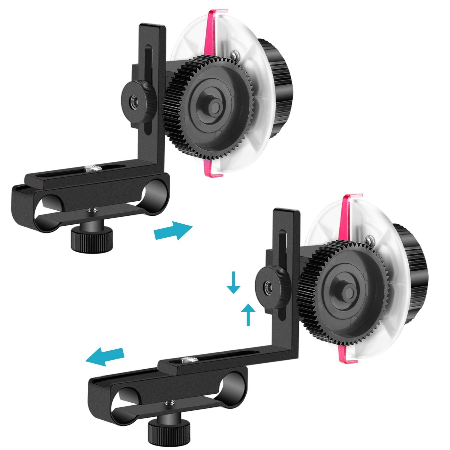 VD-F0 Camera Follow Focus 15MM with Gear Ring Belt for & DSLR. 