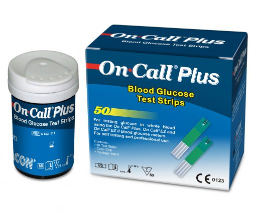 On Call EZ II-Blood Glucose Monitoring System Test Strip. 