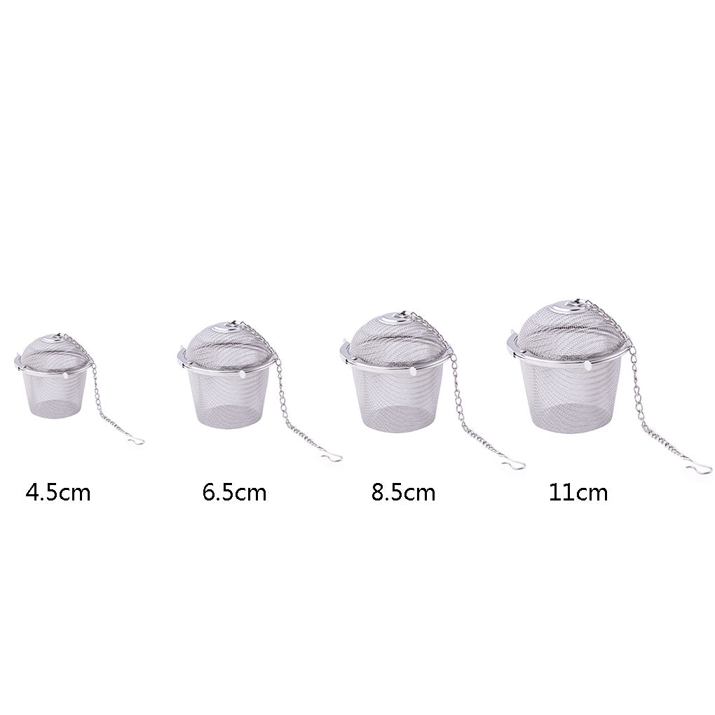 Stainless Steel Tea Locking Spice Egg Shape Ball Mesh Infuser Tea Strainer Kitchen Accessories