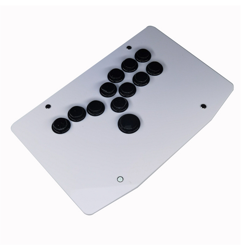 DIY Controller Full Button Arcade Fighting Stick Game Controller Style Joystick for //PC/SWITCH/Android, B Parts Accessories