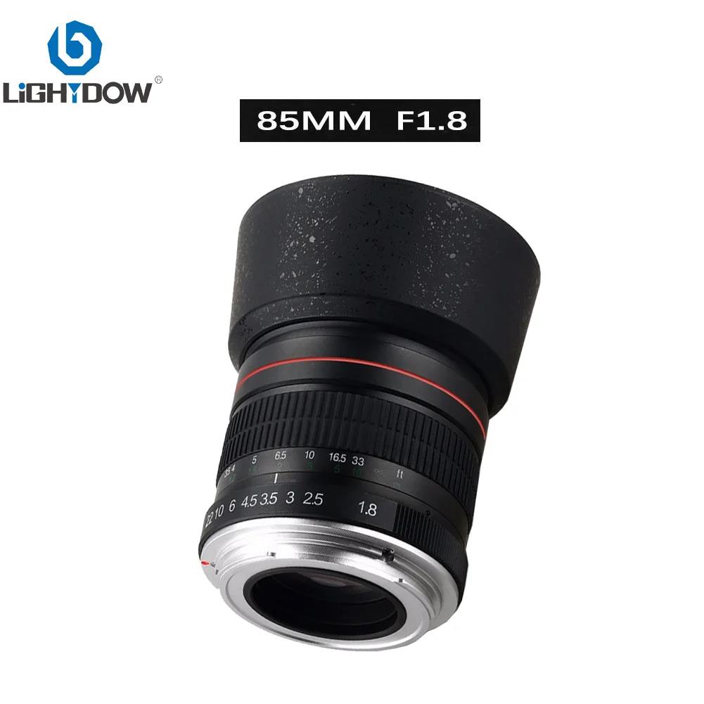 Lightdow 85mm F1.8 Medium Telephoto Portrait Lens for Canon R Ra RP R5 R5C R6 Mark II R7 R8 R10 R50 R100 Mirrorless Cameras
