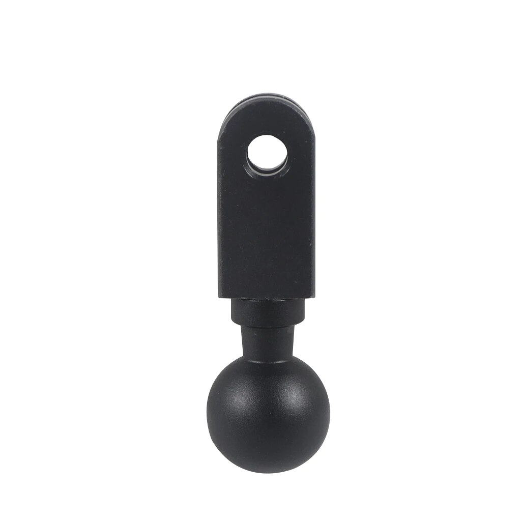 17mm Ball Head Adapter Double Socket Clip Mount for Gopro Hero 11 10 Action Camera 17mm Ballhead Converter to 1/4 M6 Screw Head. 