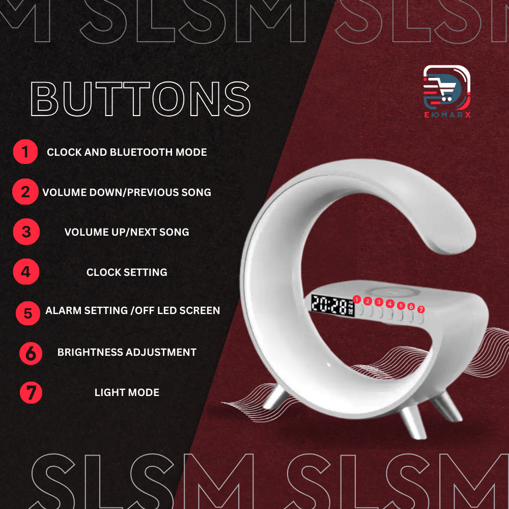 G65-Ultra Smart Light Sound Machine | Multi-Functional | High Durability | Enhanced Features | Big Size | Premium Quality. 