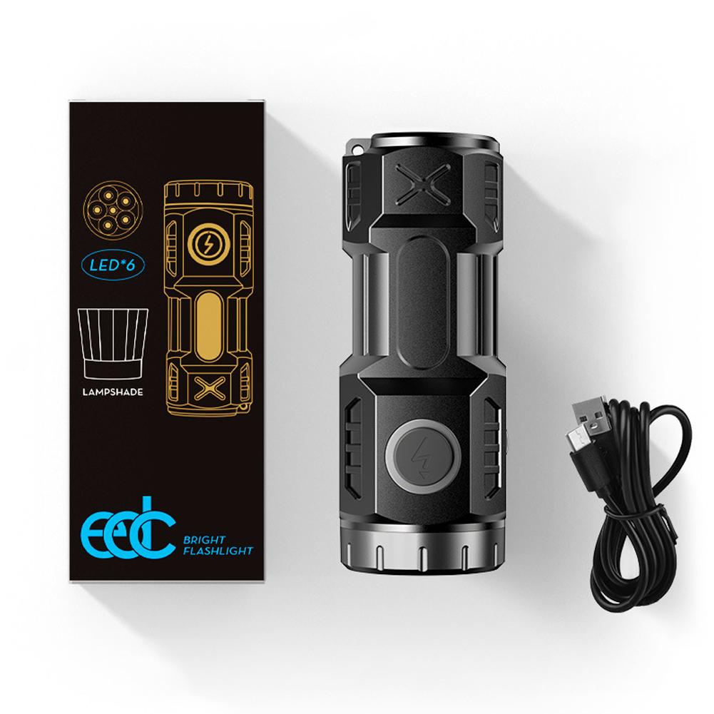 Portable LED Flashlight Mini Waterproof,Ultra-Bright,Rechargeable,Multiple Modes Tool For Outdoor Adventure/tough Condition Y9G7. 
