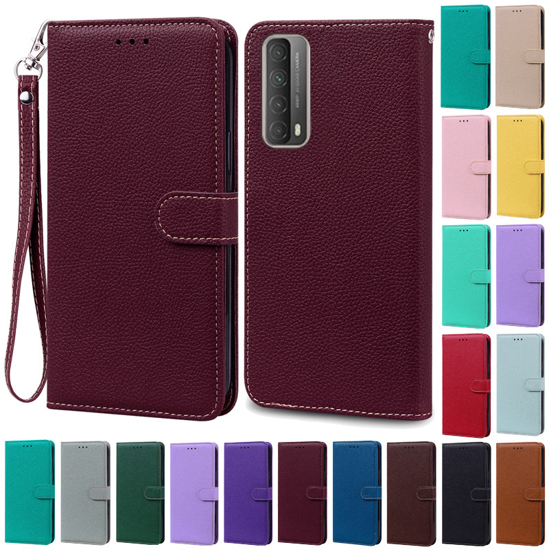 For Huawei P Smart 2021 Case PPA-LX1 PPA-LX2 Flip Leather Wallet Phone Case For Huawei P Smart 2021 Cover Coque Fundas Shell