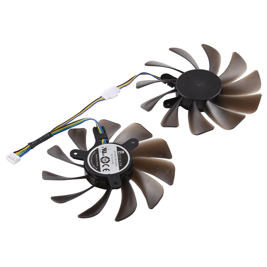 DC 12V 4 Pin VGA Graphics Card Cooling Fan for Zotac Geforce GTX 1080 Ti GTX 1080Ti AMP Edition, Diameter: 95mm, Pairs. 