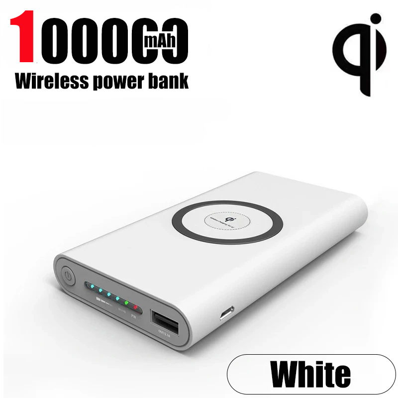 200000mAh Power Bank Two-Way Wireless Fast Charging Powerbank Portable Charger Type-C External Battery For iPhone xiaomi Samsung. 