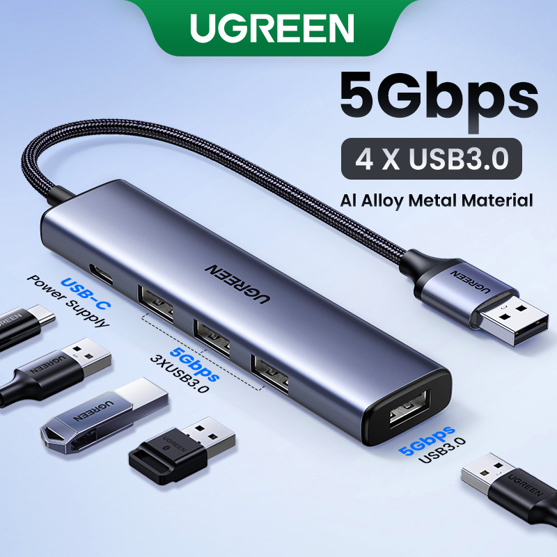 UGREEN USB HUB Type C to 4 USB 3.0 HUB USB to Type C Adapter 5G For Macbook Pro Air M1 PC Laptop Accessories USB C HUB Splitter