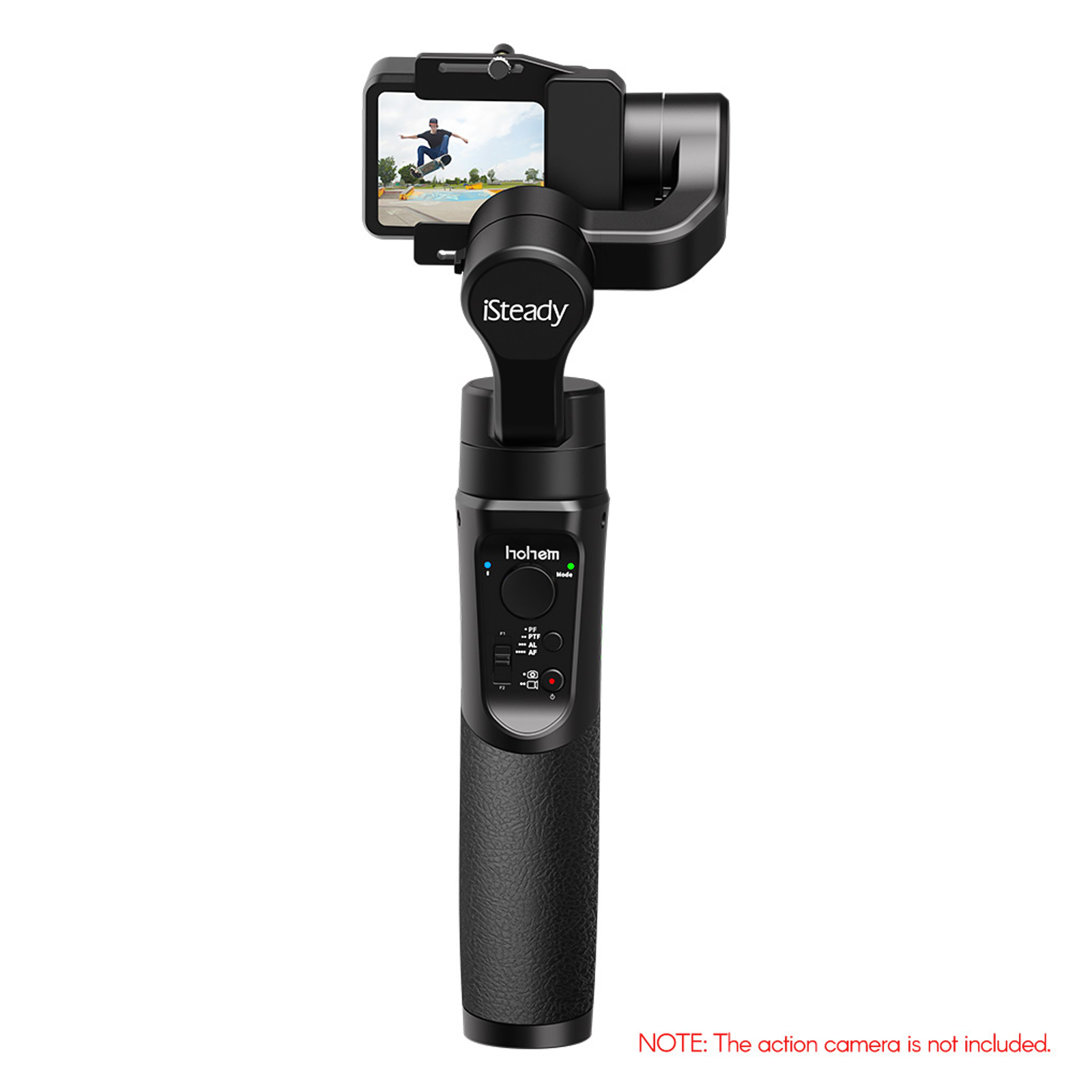 hohem iSteady Pro 2 Upgraded 3-Axis Handheld Action Camera Gimbal Stabilizer Splash Proof APP Re-mote Control Built-in 3600mAh Ba-tte-ry Replacement for GoPro Hero 7/6/5/4/3 for DJI OSMO ACTION for Sony RX0 SJCAM YI Sports Cameras. 