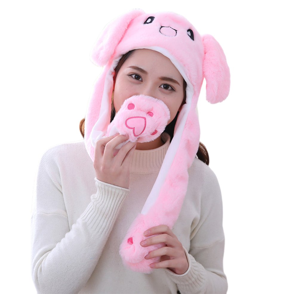 Pinch Ears Will Move Rabbit Hat 