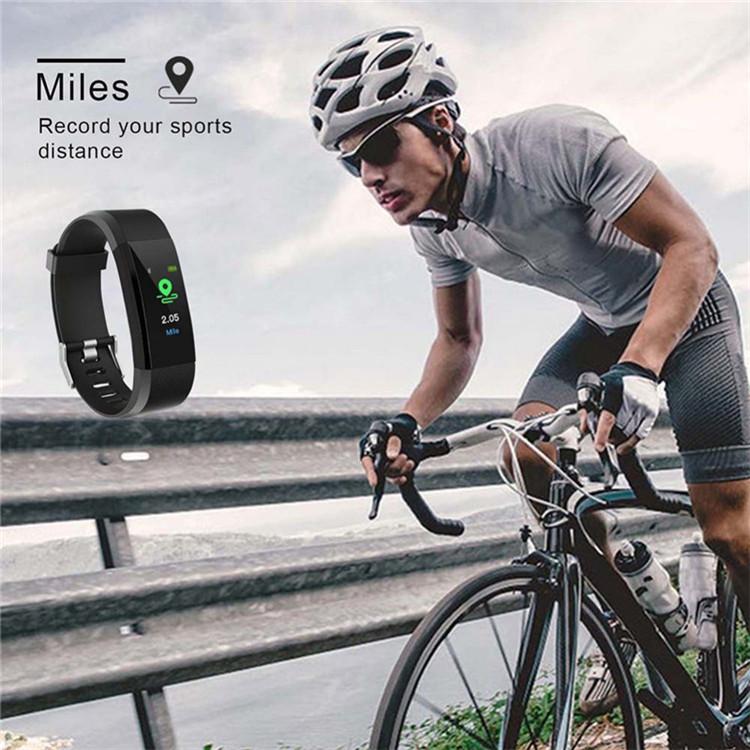 Hot Sale ID115 plus smart bracelet bluetooth smart sleep wristband bracelet 2018 Health Heart Rate Monitoring