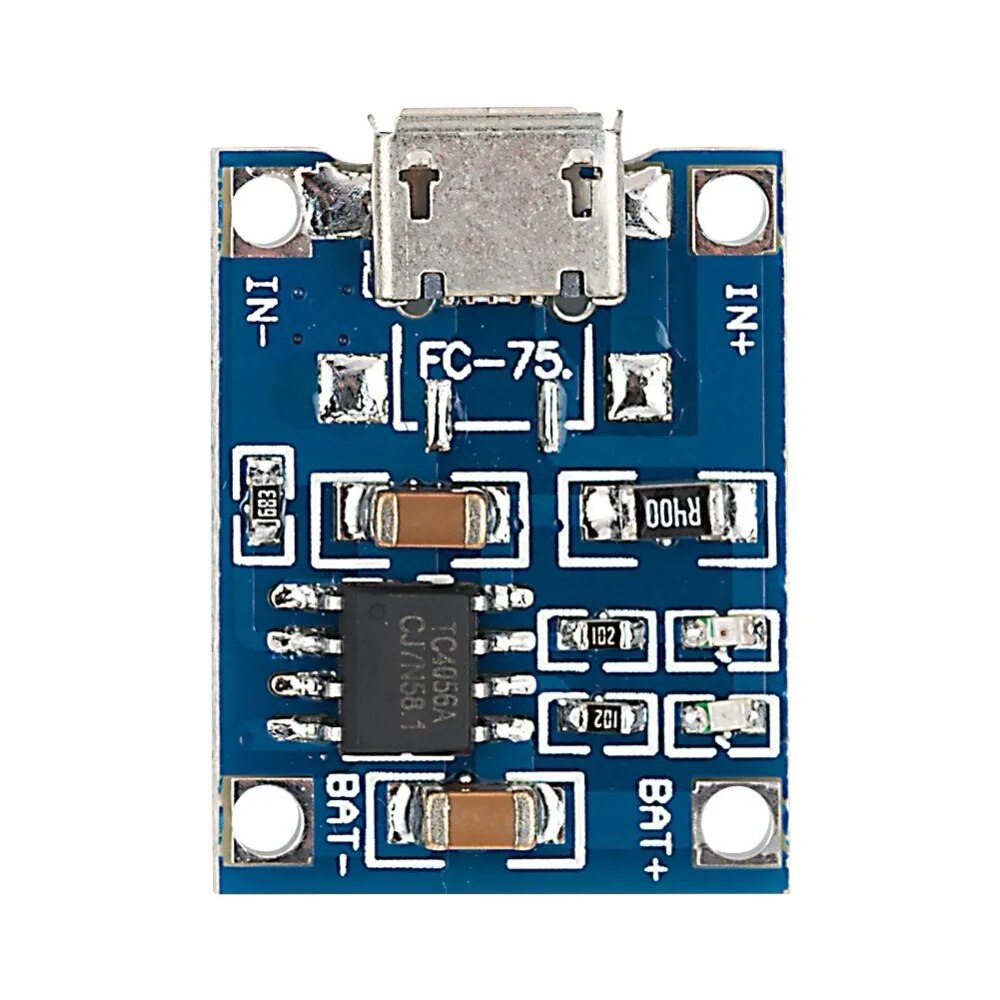【Daily Necessities For Anyone Store】TP4056 5V 1A Micro USB 18650 Charging Board Charger Module Protection Dual Functions for arduino Kit. 