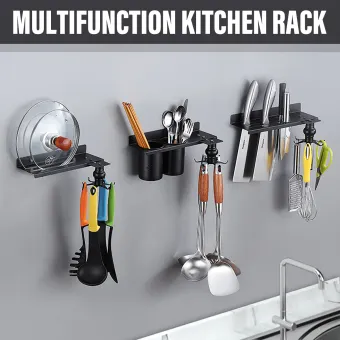 Wall Hanging Storage Kitchen Shelf Rack Holder Organizer Kitchen Dishes Pot Lid Rack A Buy Online At Best Prices In Bangladesh Daraz Com Bd