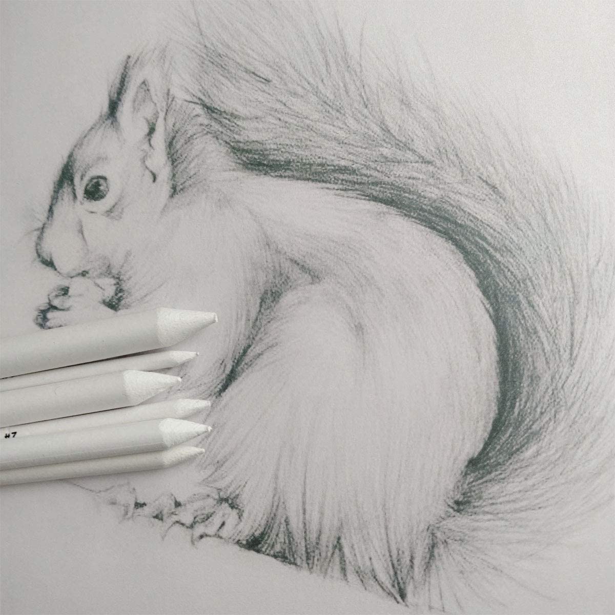 Blending Stumps and Tortillions, Sketch Drawing Tools, Paper Art Blenders for Student Sketch Drawing. 