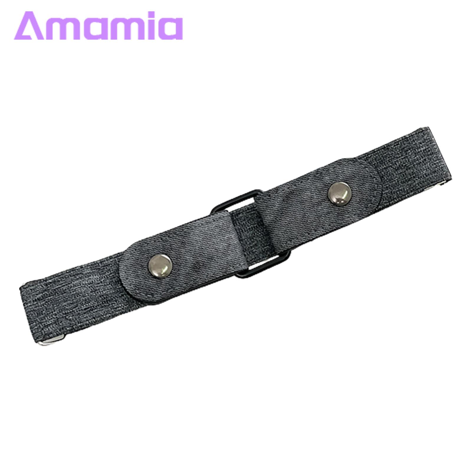 Amamia Men Pants Belt Anti-break Waist Decoration Men Pants Belt