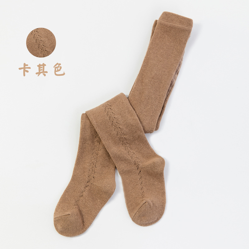 HoneyCherry Spanish Wind In Spring And Summer, Thin Cotton Openwork Mesh, Baby Leggings, Wheat Ears, Circles And Pantyhose.. 