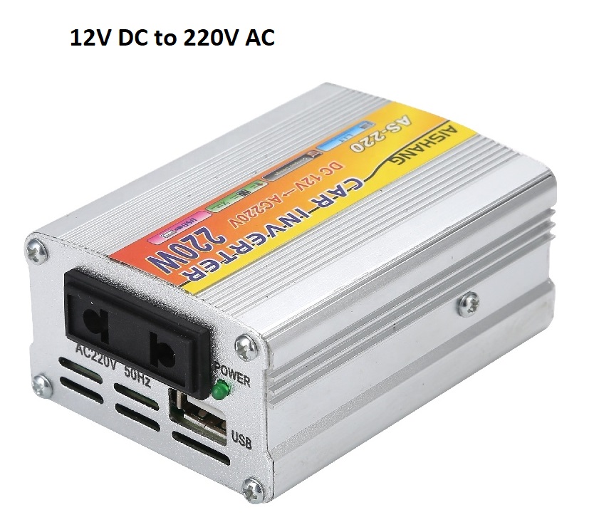 Power Inverter 180W (12V DC TO 230V AC Converter)