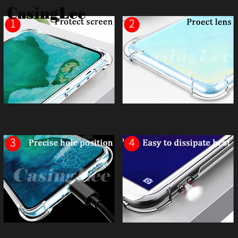 Casinglee for Realme Narzo 50A Prime case Soft Transparent Full Protection clear Back Cover Casing hp Realme Narzo 50A Prime Phone cases cover. 