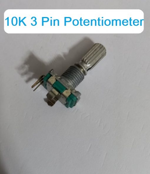 3Pin Single Gang Rotary 10K 3 Pin Linear Taper Pot Potentiometer Volume Controller Variable Resistor 10K Ohm Potentiometer Single Gang Rotary Switches Electronics Circuitry & Parts. 