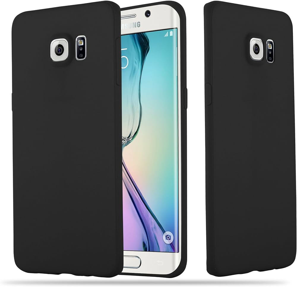 For Samsung Galaxy S6 edge Plus Case, Silicone Shockproof Phone Case with [Soft Anti-Scratch Microfiber Lining]  Silicone Back Cover. 
