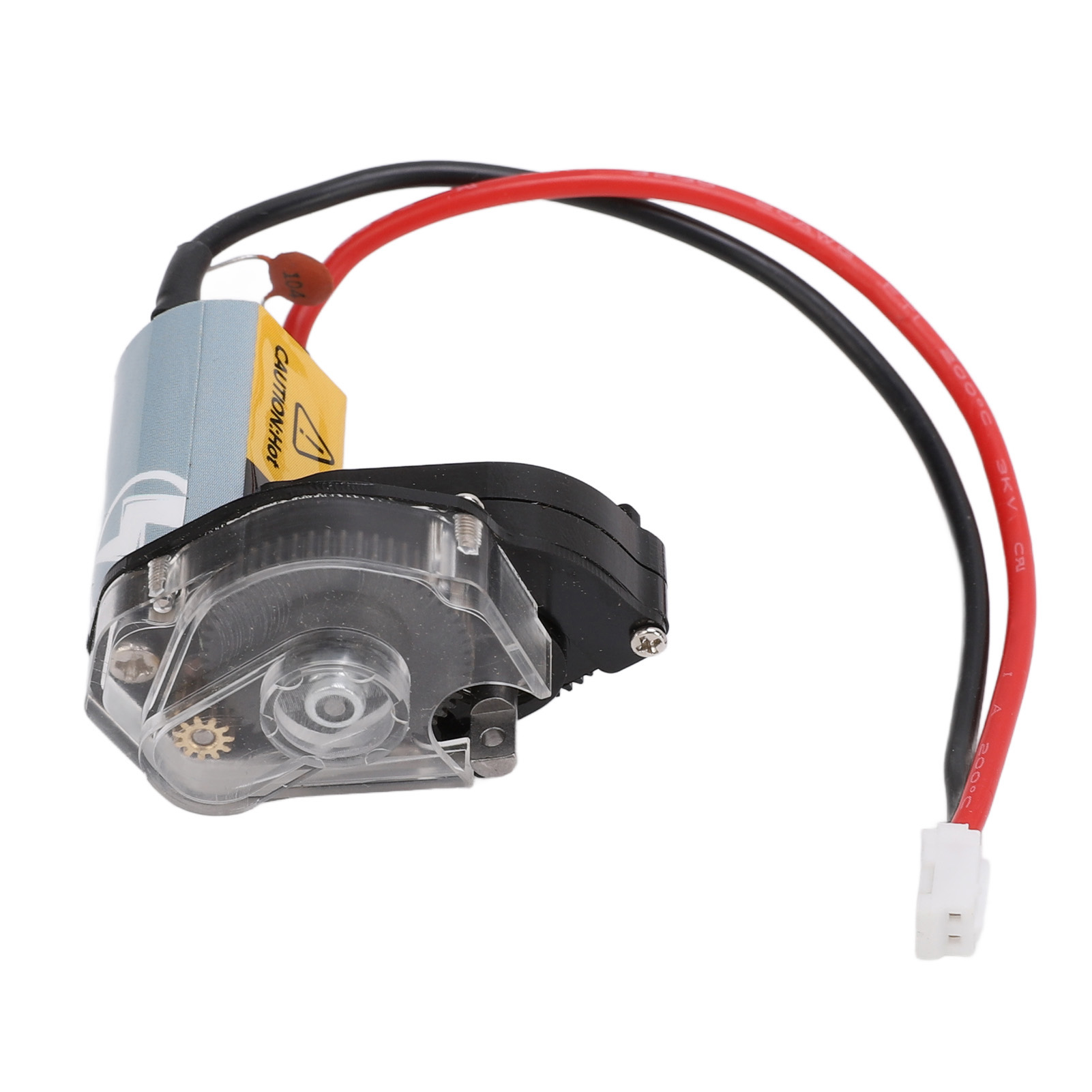 Rc car gearbox rc transmission gearbox rc gearbox replacement rC Gearbox with 050 50T Motor Metal Plastic Transparent Transmission Gearbox for Axial SCX24 1/24 RC Car Upgrade Parts. 