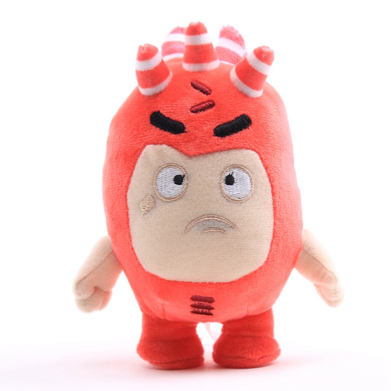 Soft Plush 18cm Oddbods Cuddly Toy Newt Bubbles Pogo Zee Jeff Slick Fuse Plush. 