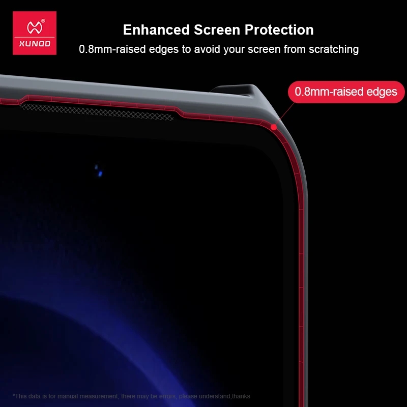 Xundd // Galaxy A55 5G // Beatle Clear Hybrid Shock Proof Armor Case for Samsung Galaxy A55 5G Xundd Back Case - Black. 