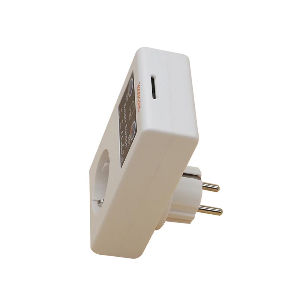 EU GSM Power Socket Remote Control Relay Smart Outlet Switch SMS Call Android IOS ON OFF for Light Garage Door Gate Opener. 