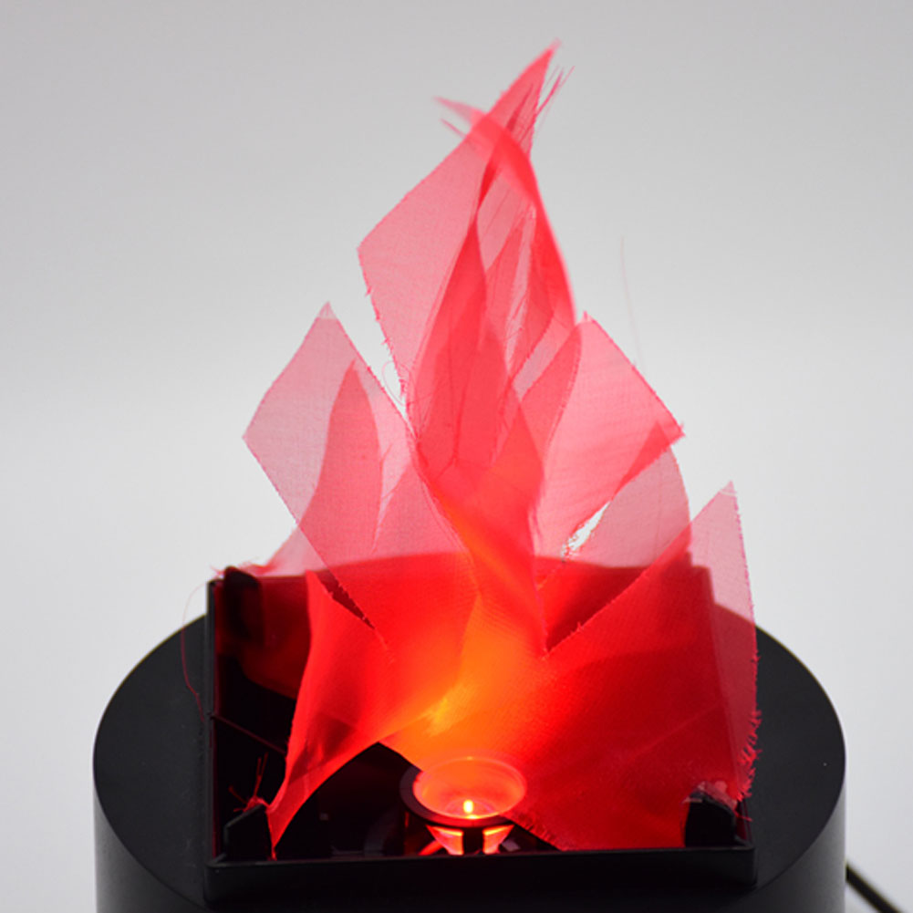 LED Fake Fire Flame Lamp Torch Light Halloween Bar Stage Campfire Party Decor. 