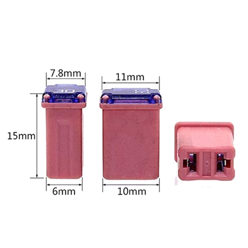 10 PCS 20Amp 30Amp Miniature Box Fuses FMM MCASE Type FMM Maxi Fuses ("Low Blow"). 