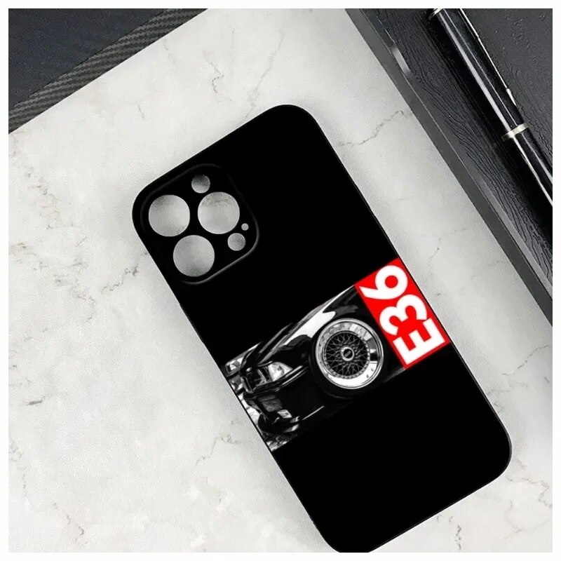 M3 E36 Power Maglietta Camiseta Oldtimer Car Dtm Phone Case for Iphone 14 12 11 13 15 Pro Max X XR 14 15 8 7 Plus Phone Covers. 