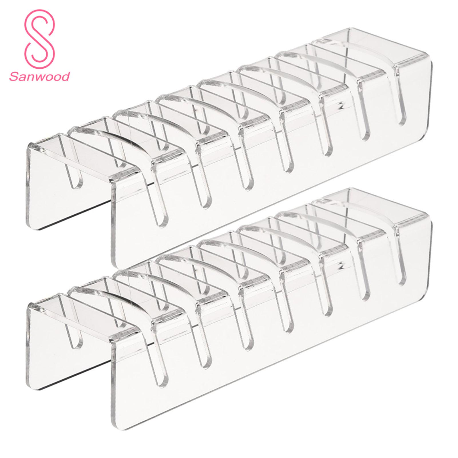 Tabletop Hat Organizer Large Capacity Anti-slip Baseball Cap Holder Stand Space-saving Hat Organizer for Dress Cowboy Trucker Hats Stable Acrylic Display Rack Baseball Cap Display Stand