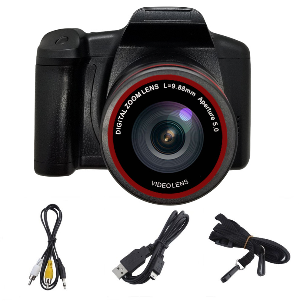 HD 1080P Handheld Digital Camera 16X Digital Zoom Black. 