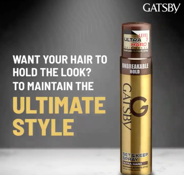 GATSBY Hair Spray Level 7 Set and Keep Spray Ultra Hard 66ml. 