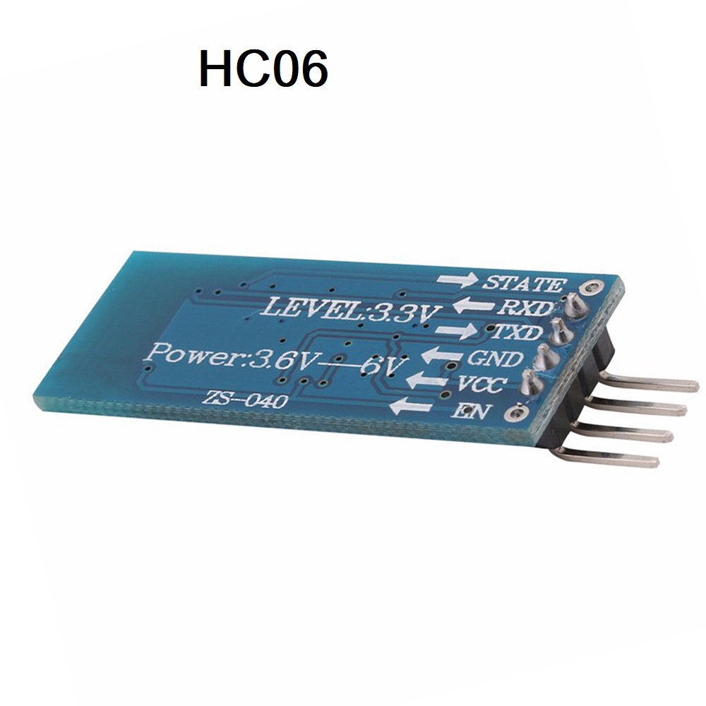 HC06 HC-06 4Pin Bluetooth Module Serial Port Integrated Bluetooth Module Serial Port 4 Pin Cables Connectors HC06 Board For Arduino. 