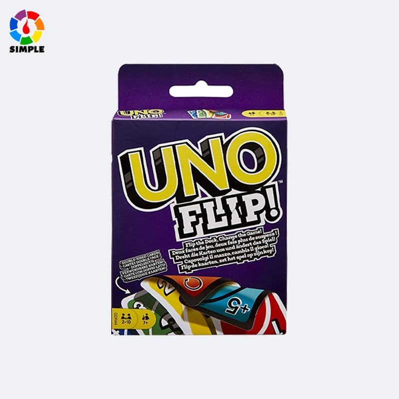 Uno Flip Card Game English version Cards Game. 