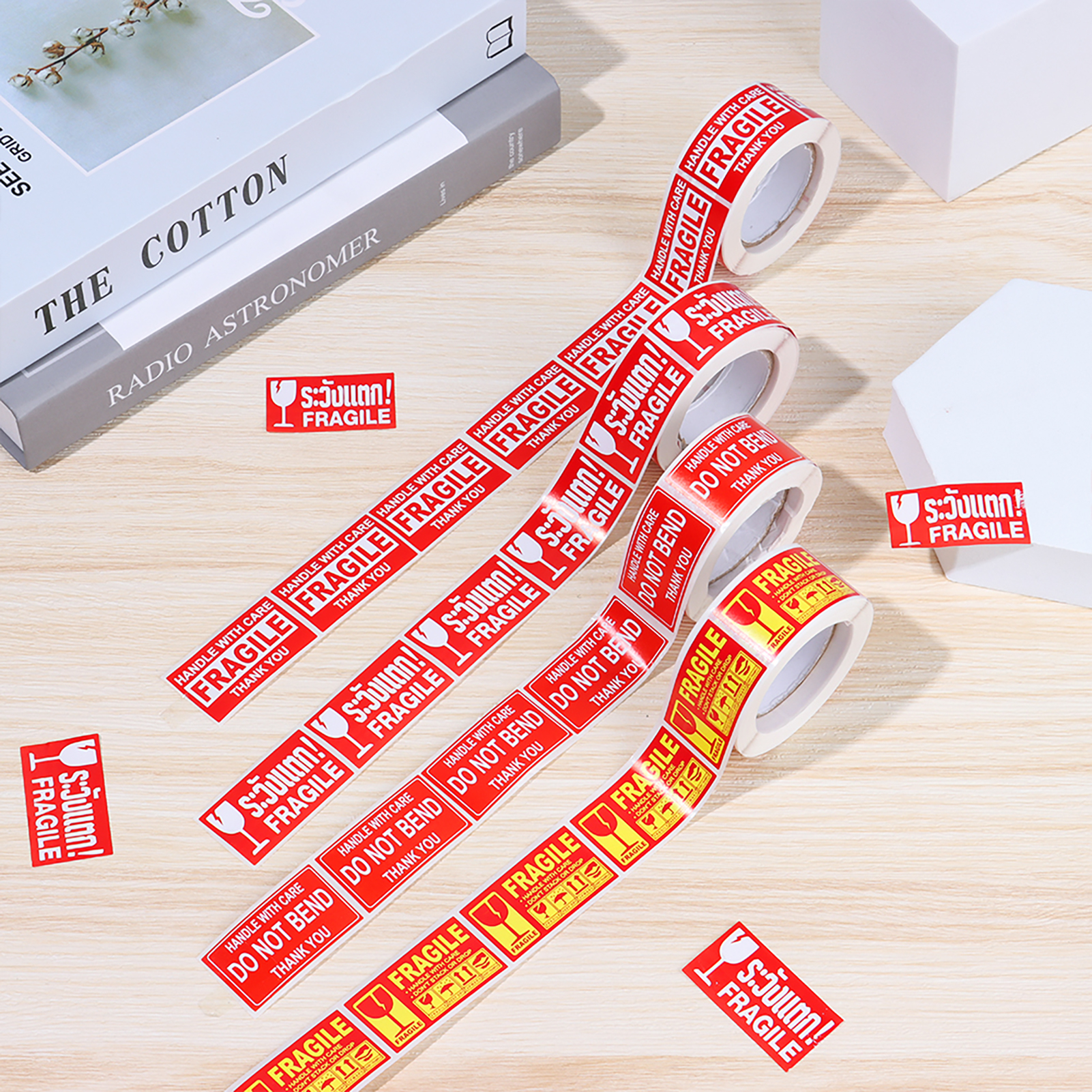 Fragile Warning Sign Sticker Scuff Resistant Careful Handling Fragile Warning Sign Sticker. 
