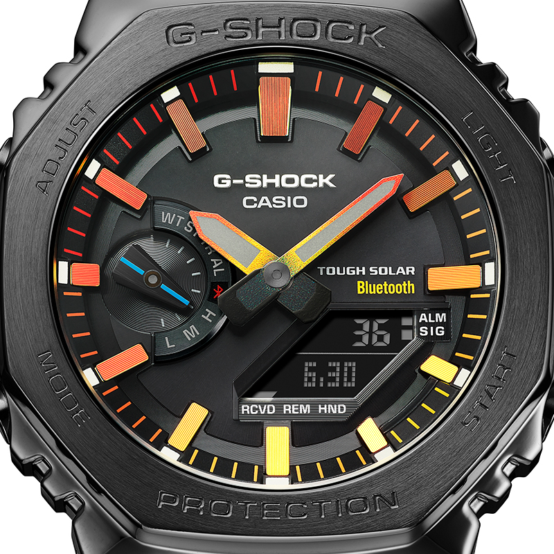 (Ready Stock) G .Shock Men Watch Digital Sport Watch LED Display Water Resistant Shockproof and Waterproof World Time LED Auto Light Sports Wrist Watches GM-B2100BD-1A (copy original 1.1 premium). 