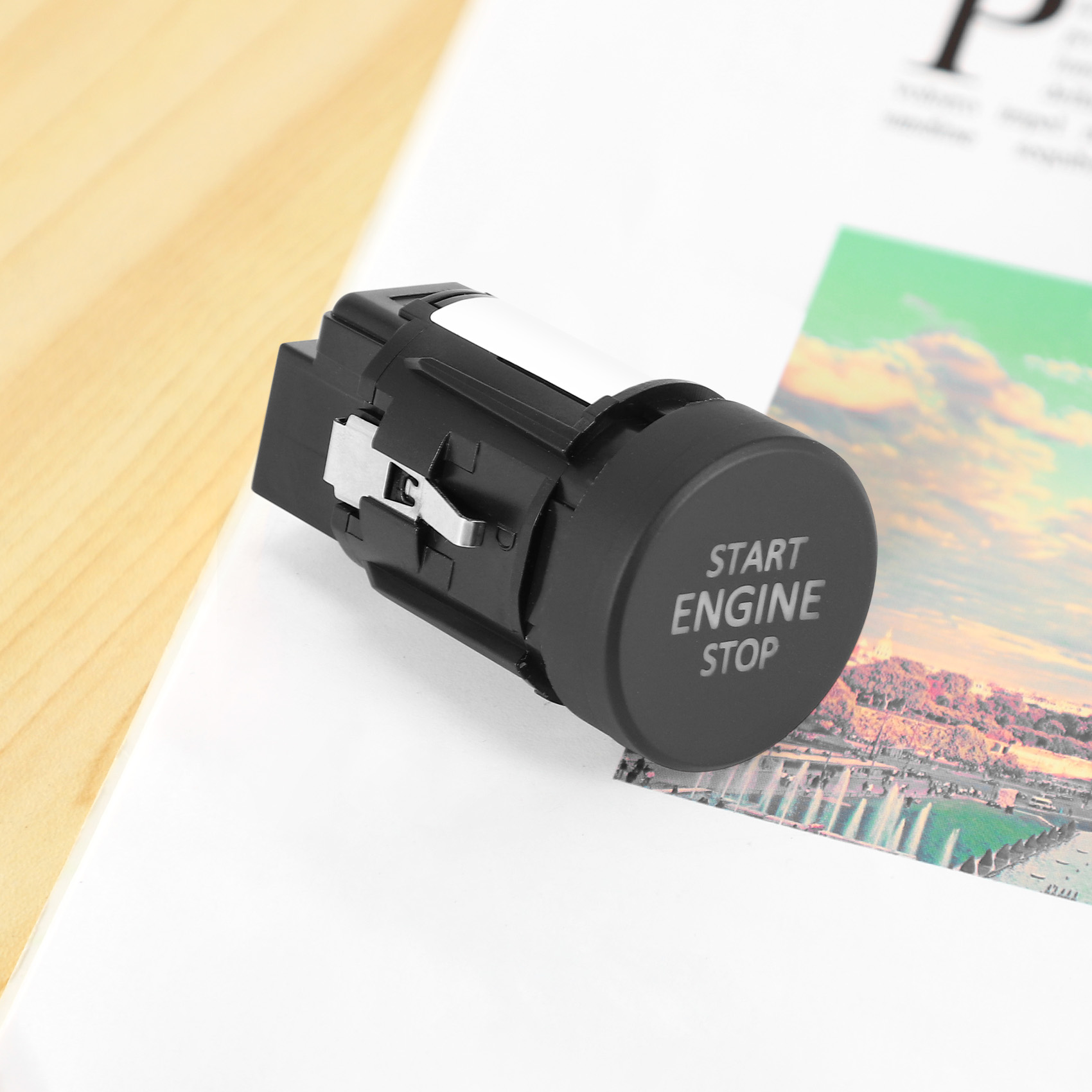 Car Engine Start Stop Button Switch One-Key Start Button for Skoda Octavia 2017-2020 5ED905217. 