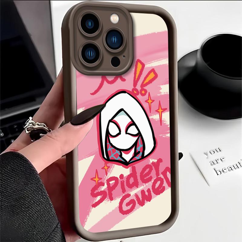 For IPHONE 15PROMAX Marvel Spiderwoman Gwen individuality Tian Yan protection case cover