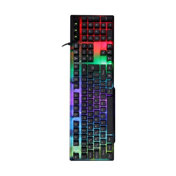 I-Crown I-707 RGB Backlit Multifunction Wired Keyboard. 