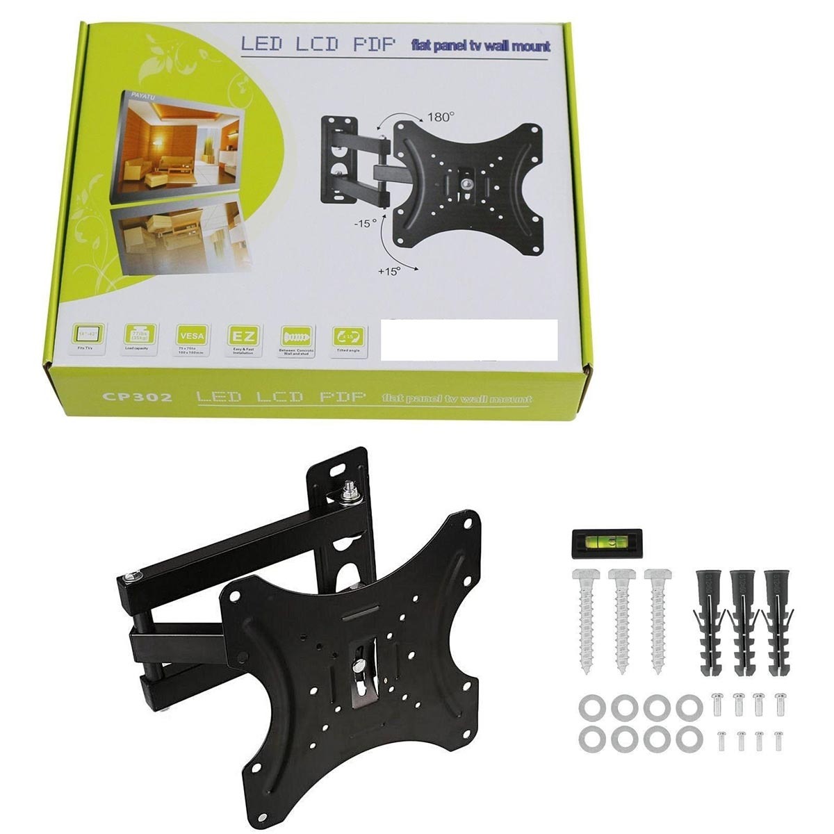 Moving TV Wall Mount Stand, Wall TV Stand 14' to 42  Big Size