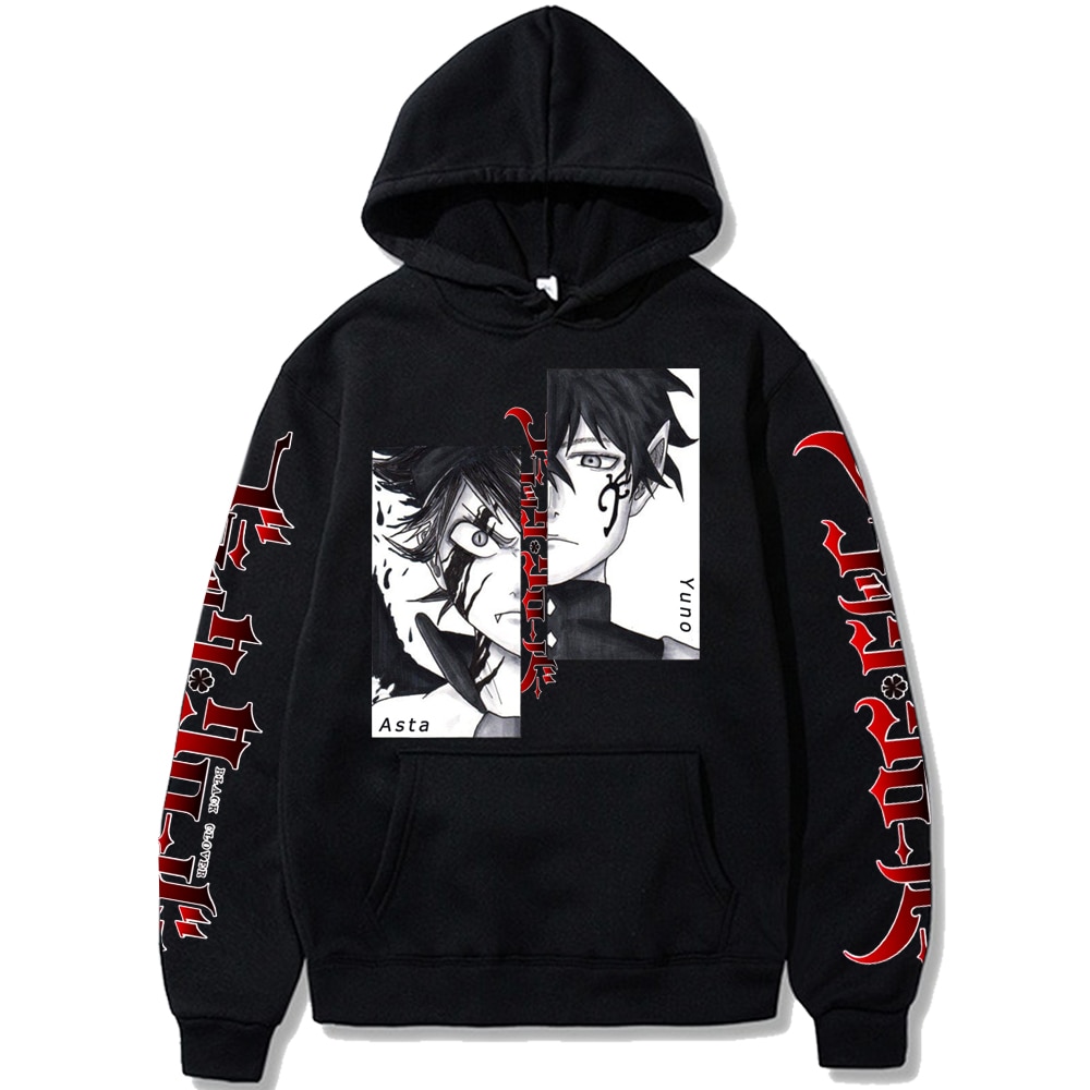 Black anime clearance hoodies