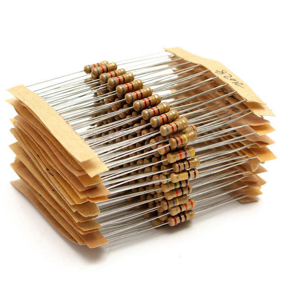 50Pcs- 12 Ohm Resistor 5% 12 Ohm Carbon Film 12 Ohm Resistors 1/4W Resistance 0.25 Watt 5% Tolerance Fixed Resistors 2 Pin Leads